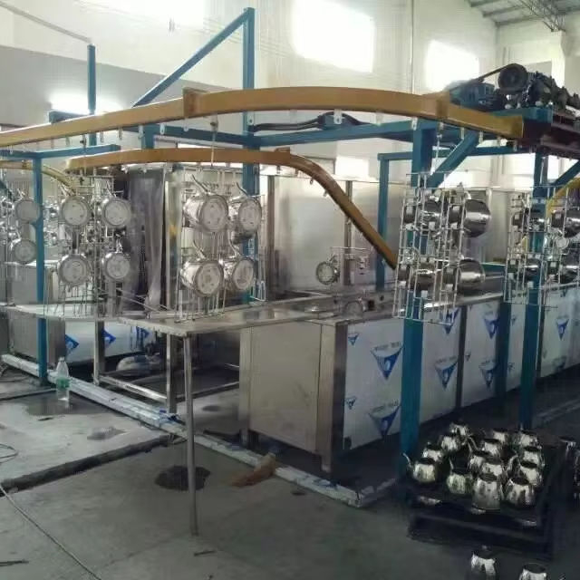 Manufacturer Customized Cleaning and Drying Line Before Coating and Spraying for Stainless Steel Kettle