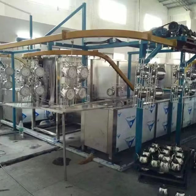 Manufacturer Customized Cleaning and Drying Line Before Coating and Spraying for Stainless Steel Kettle