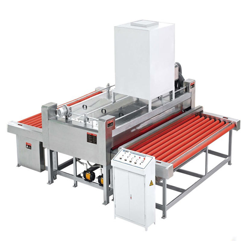 High Quality Industrial Ultrasonic Cleaner Insulating Glass Manufacturing New Horizontal Glass Washing Drying Machine Motor
