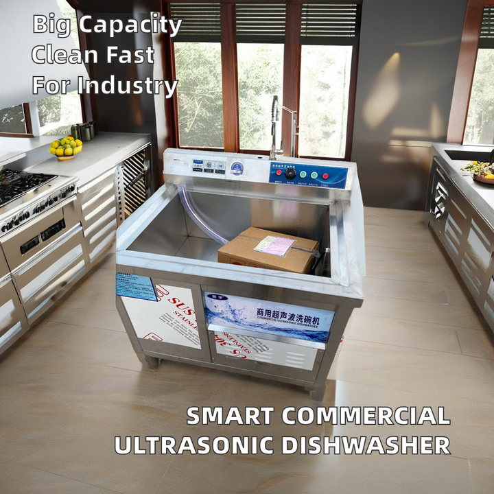 Commercial Ultrasonic Automatic Dishwasher Electric New Condition Multi-Functional Large for Catering