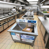 Commercial Ultrasonic Automatic Dishwasher Electric New Condition Multi-Functional Large for Catering