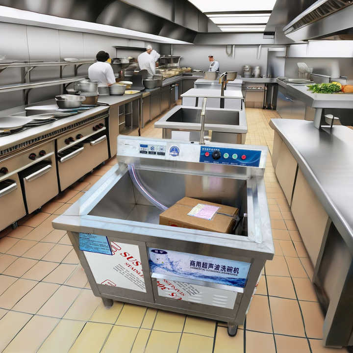Commercial Ultrasonic Automatic Dishwasher Electric New Condition Multi-Functional Large for Catering