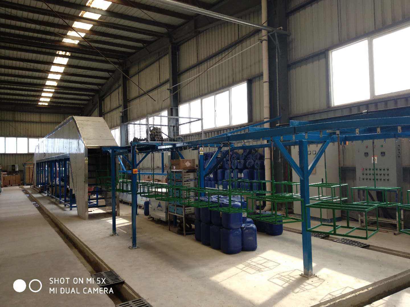 Manufacturer Customized Cleaning and Drying Line Before Coating and Spraying for Stainless Steel Kettle