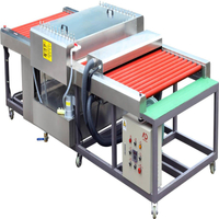 High Quality Industrial Ultrasonic Cleaner Insulating Glass Manufacturing New Horizontal Glass Washing Drying Machine Motor