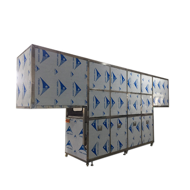 Descaling / Stripping Fully Automatic Cleaner With Frequency Ultrasonic Power Transducer Cavitation Effect Tank Multi-Stage