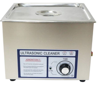 Small Ultrasonic Cleaning Machine Desktop Mechanical Control without Heating Cleaning Machine