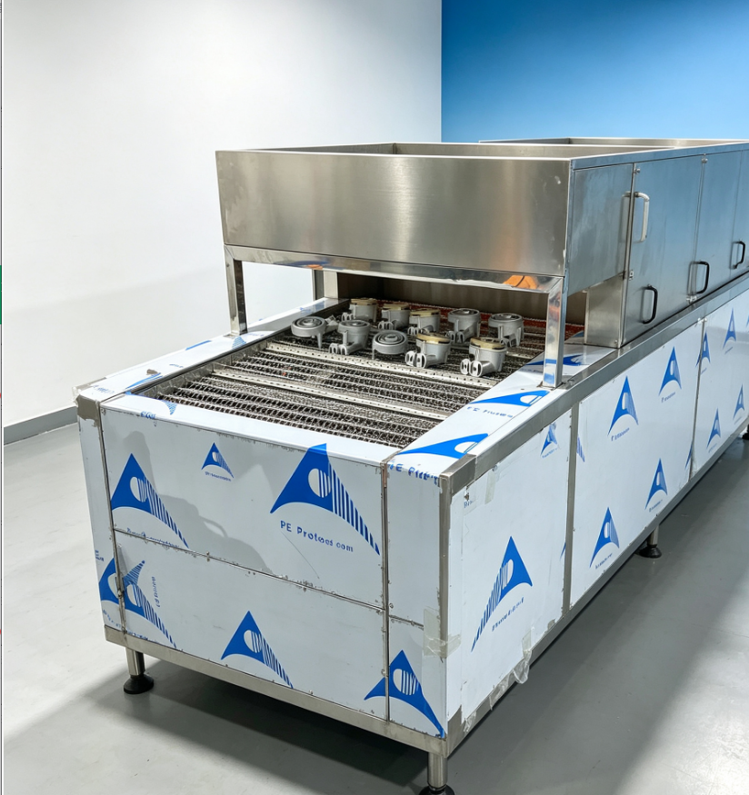 High Capacity Spray Wash Systems for Industrial Cleaning